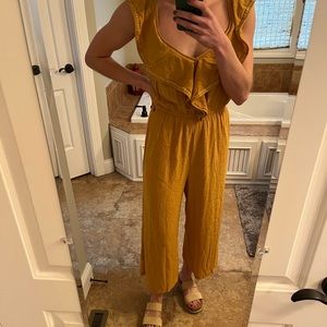 Mustard yellow romper
